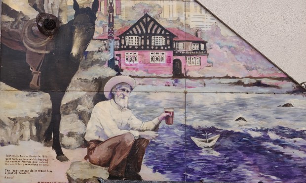 John Muir Mural in Prestonpans