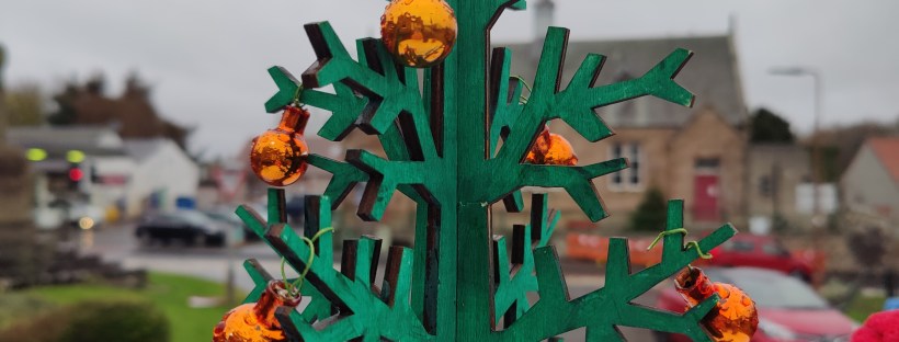 Decoration on top of village letterbox